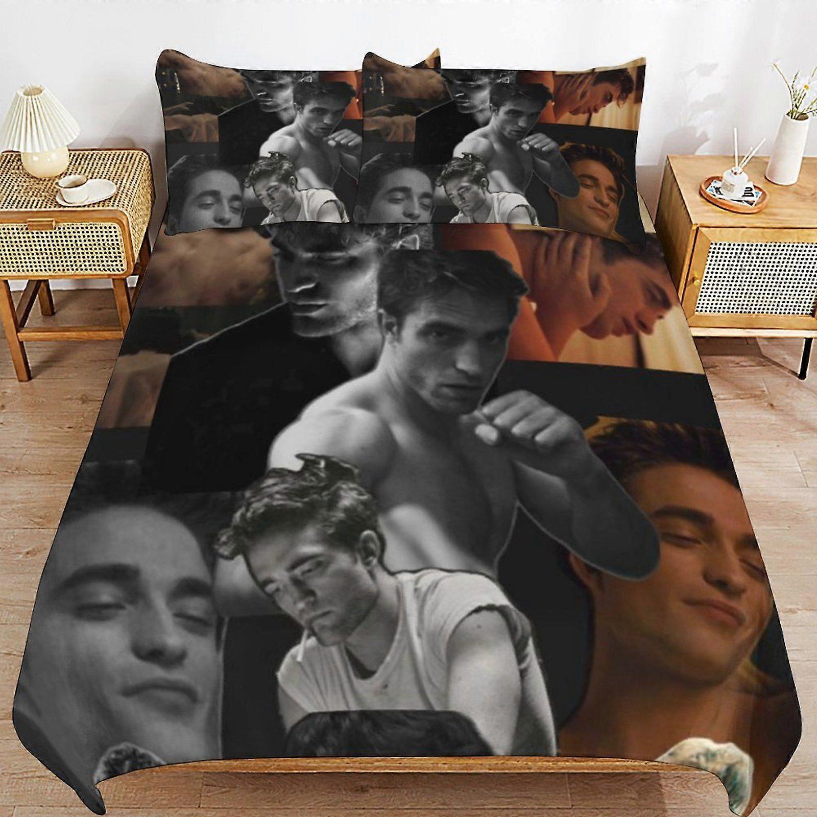 Edward cullen Simple Smooth Finish Practical Zipper Closure Soft Bedding Duvet Cover Sets Sleep Essentials