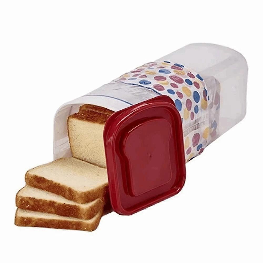 Leakproof Bread Storage Container Plastic Bread Holder Toast Storage Box  Kitchen Organization