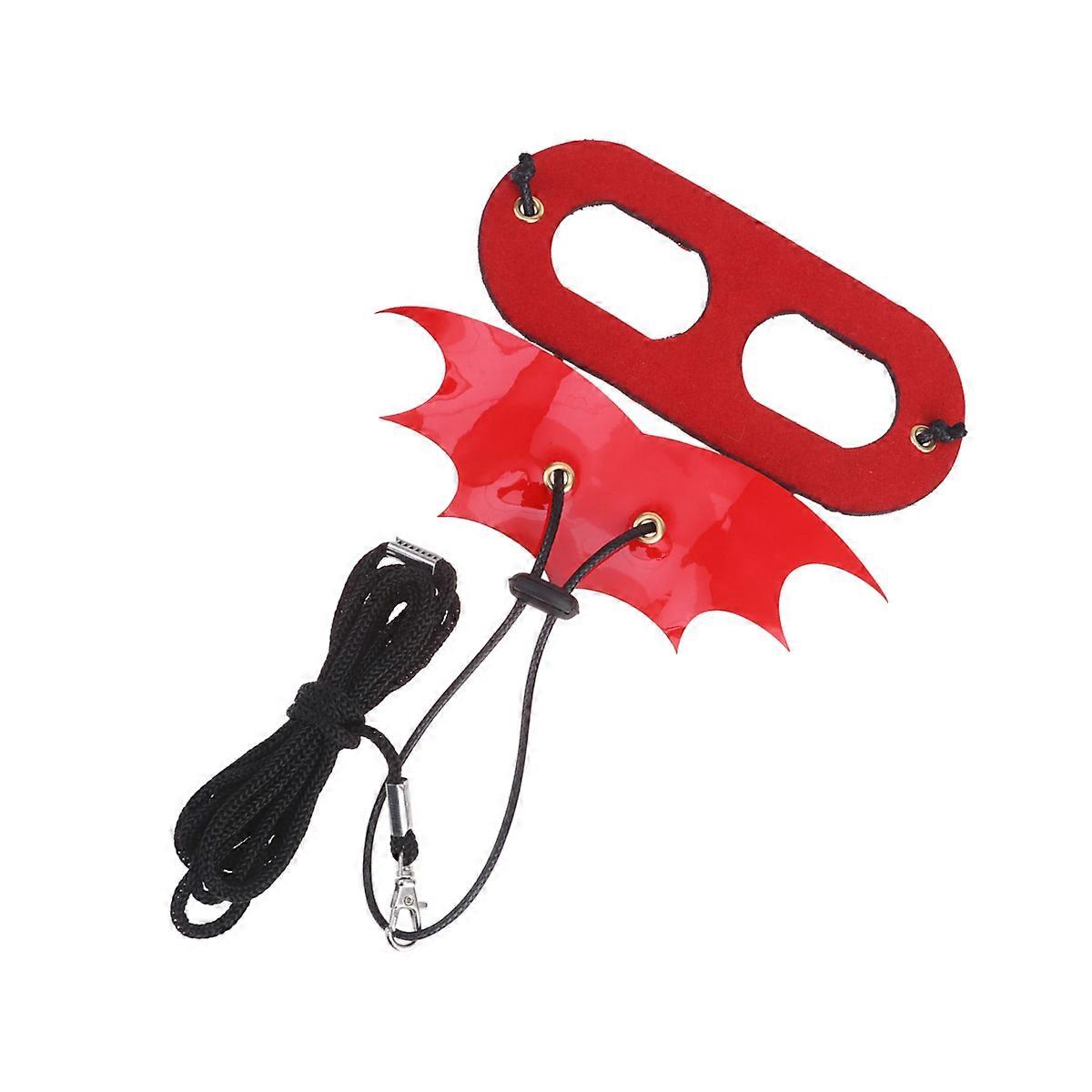 Lizard Accessories Adjustable Reptile Harness Hauling Cable Red