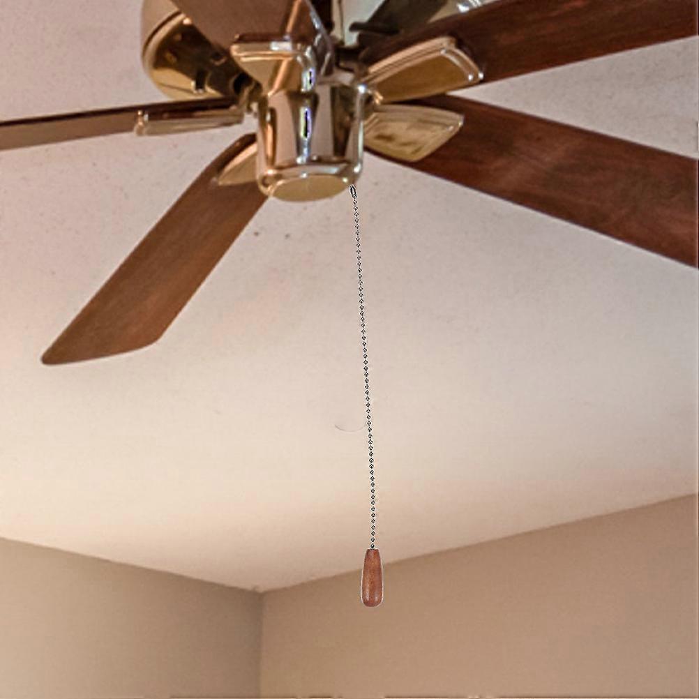 Vintage Pull Chain Extension Wood Ceiling Fan Chain Pulls for Decoration 4Pcs