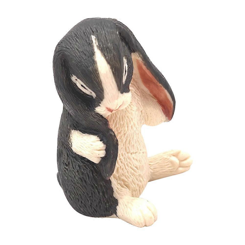 Plastic Rabbit Model Mini Rabbit Decor for Home Ornaments