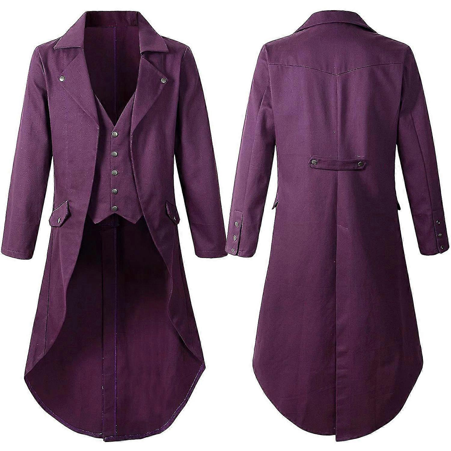 Gothic Steampunk Tailcoat Jacket 26-27s