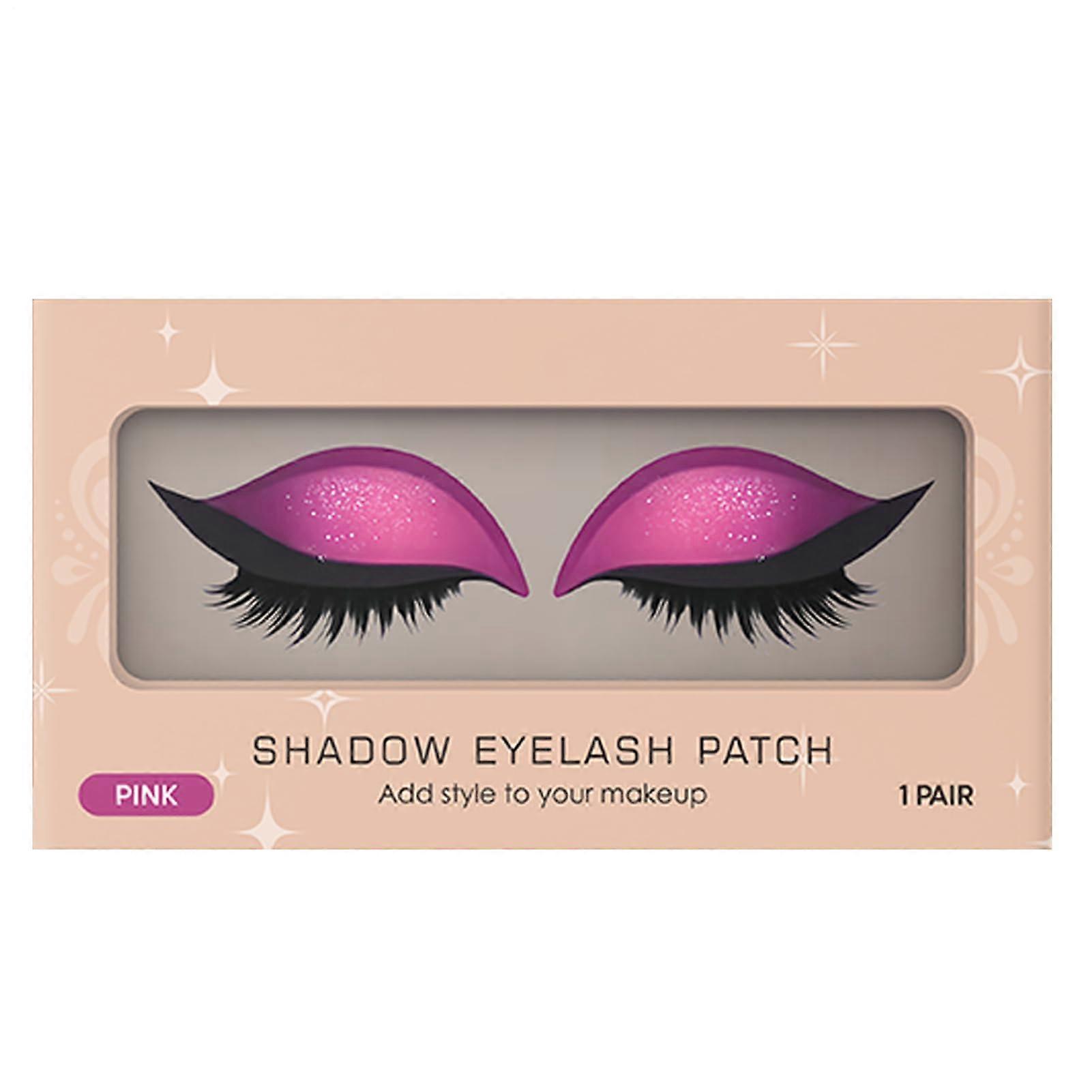 Reusable Eyeshadow Stickers Waterproof SmudgeProof Lash Patch for Night Out Cosplay Wedding