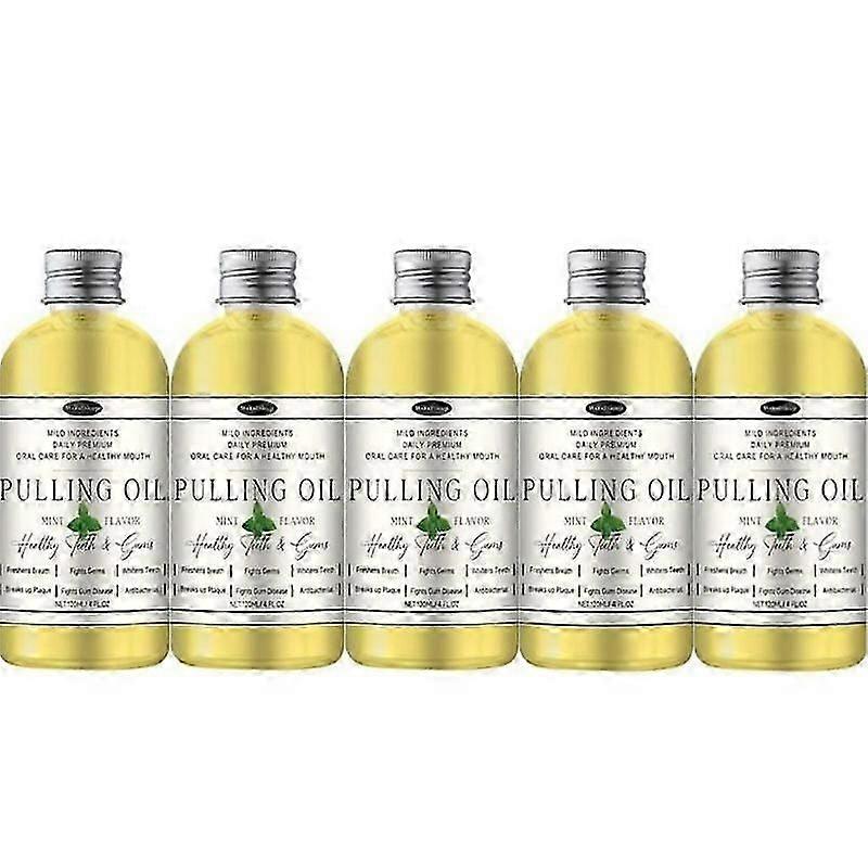 Bain de bouche à l'huile de noix de coco bio pure : blanchiment naturel des dents pour une haleine fraîche et des soins bucco-dentaires