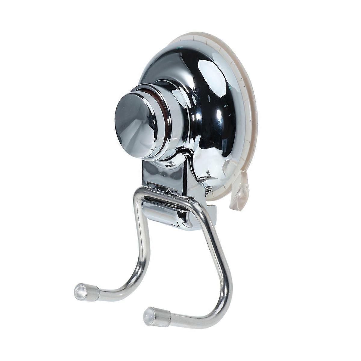 Stainless Steel Wall Hooks Suction Cup Double Hooks for Coat 2Pcs