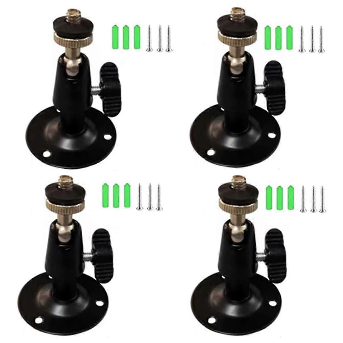 4 Pack Security Camera Wall Mount for Arlo Pro Oculus Sensor, 360° Rotation Indoor Outdoor Bracket