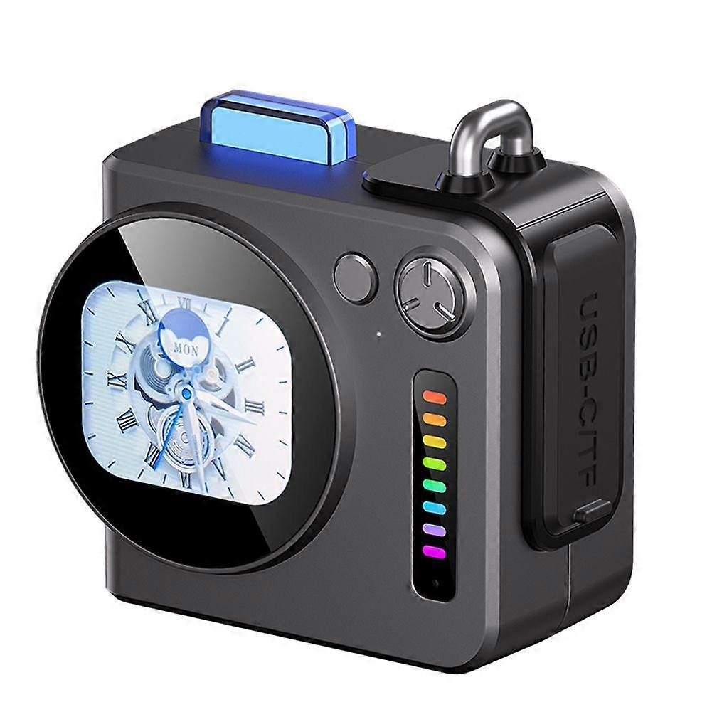 HD Touch Screen Multifunctional Mini Portable Bluetooth Speaker Stereo Surround Wireless Subwoofer Waterproof