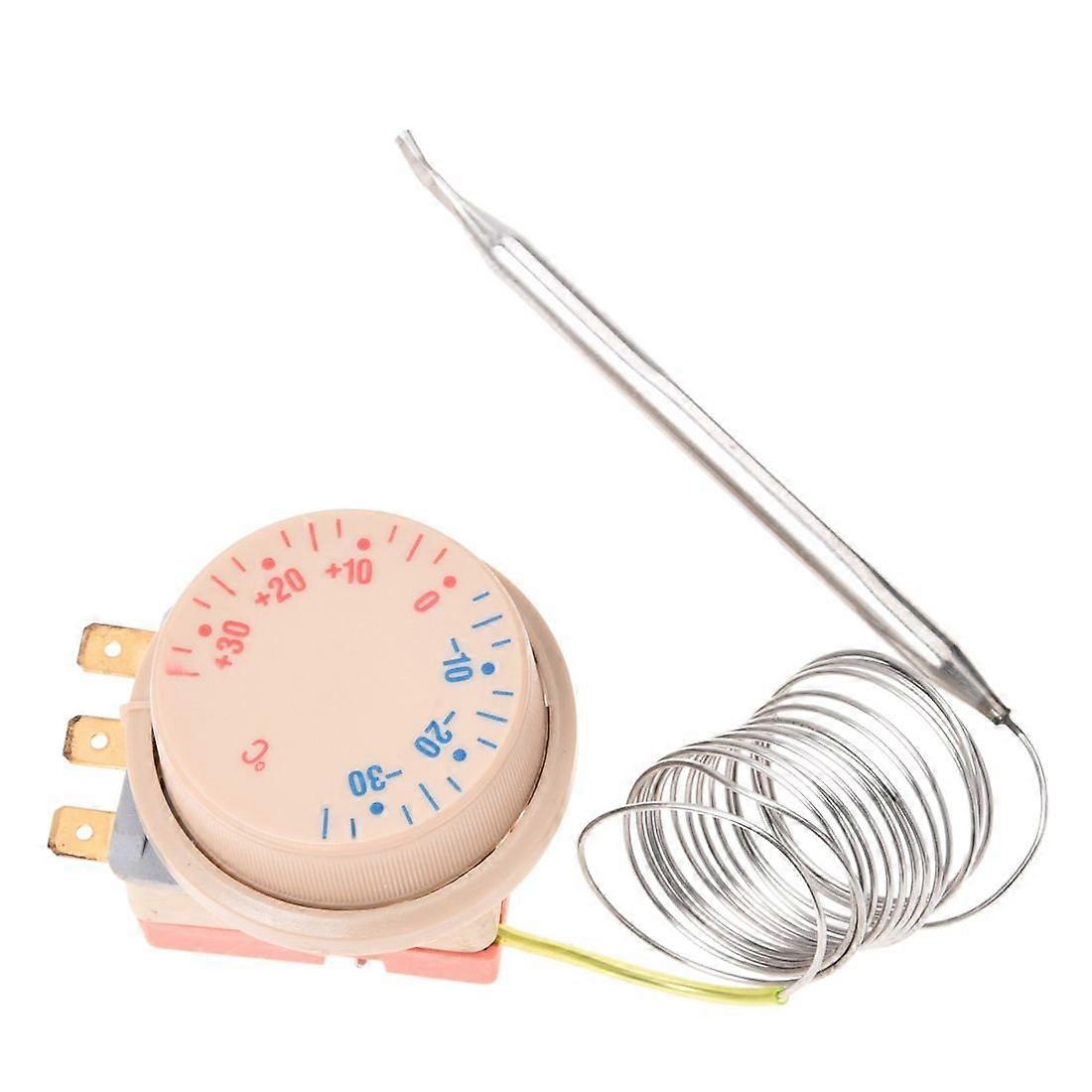 Fridge Thermostat AC 250V 16A Freezer Temperature Controller 30 to 30°C Adjustable Control