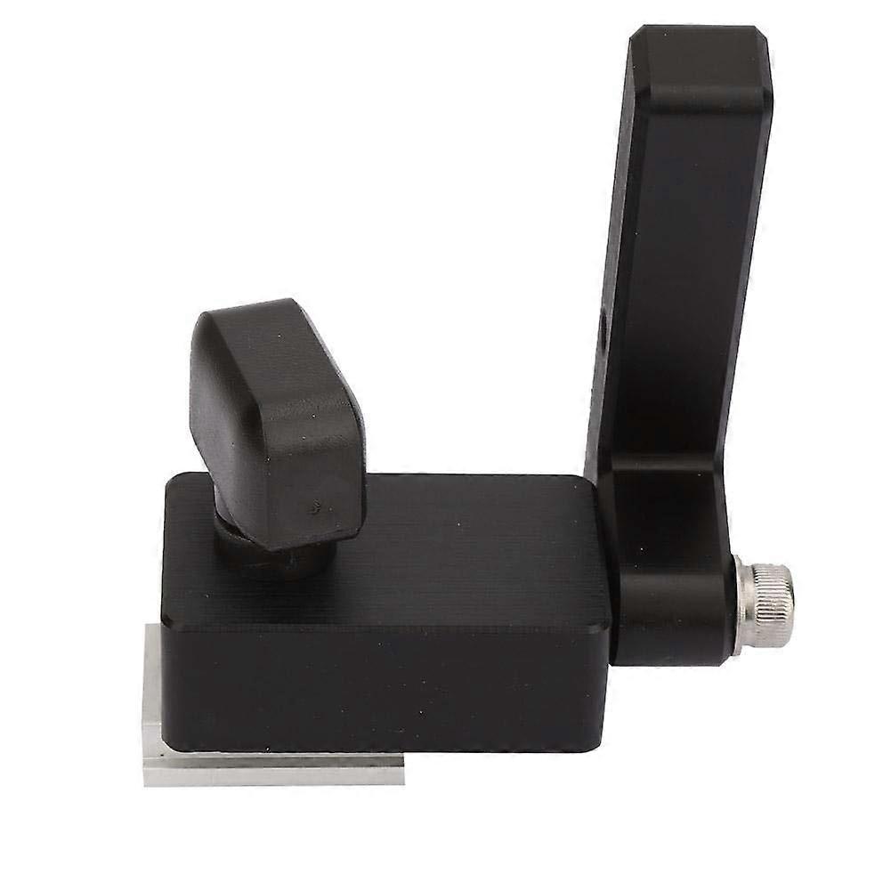 Miter Track Stop with Square Handle, Adjustable TTrack Flip Stop for Woodworking Precision Control