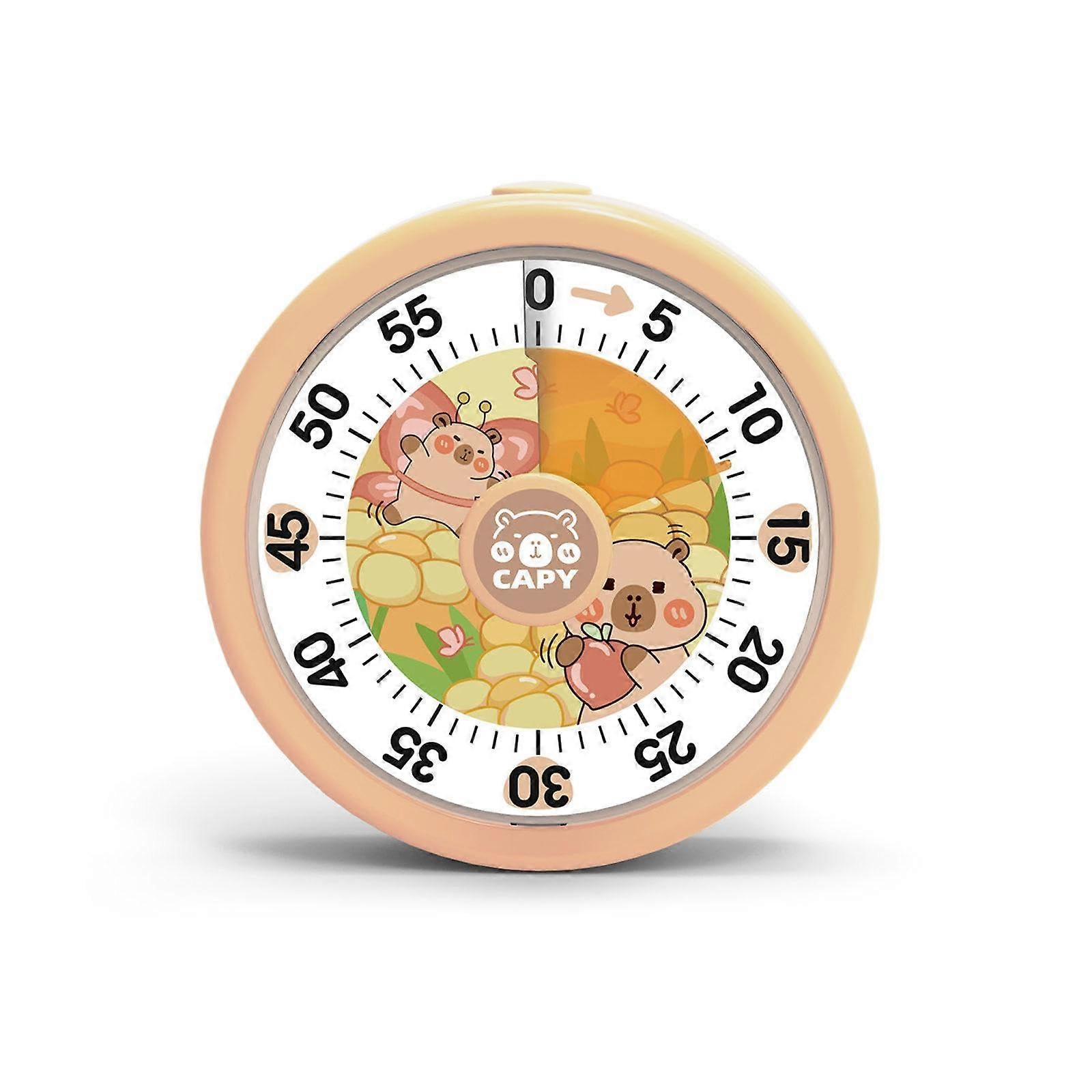 Kids Visual Timer with Rotating Rainbow Display for Classroom Countdown and Quiet Time Tracking