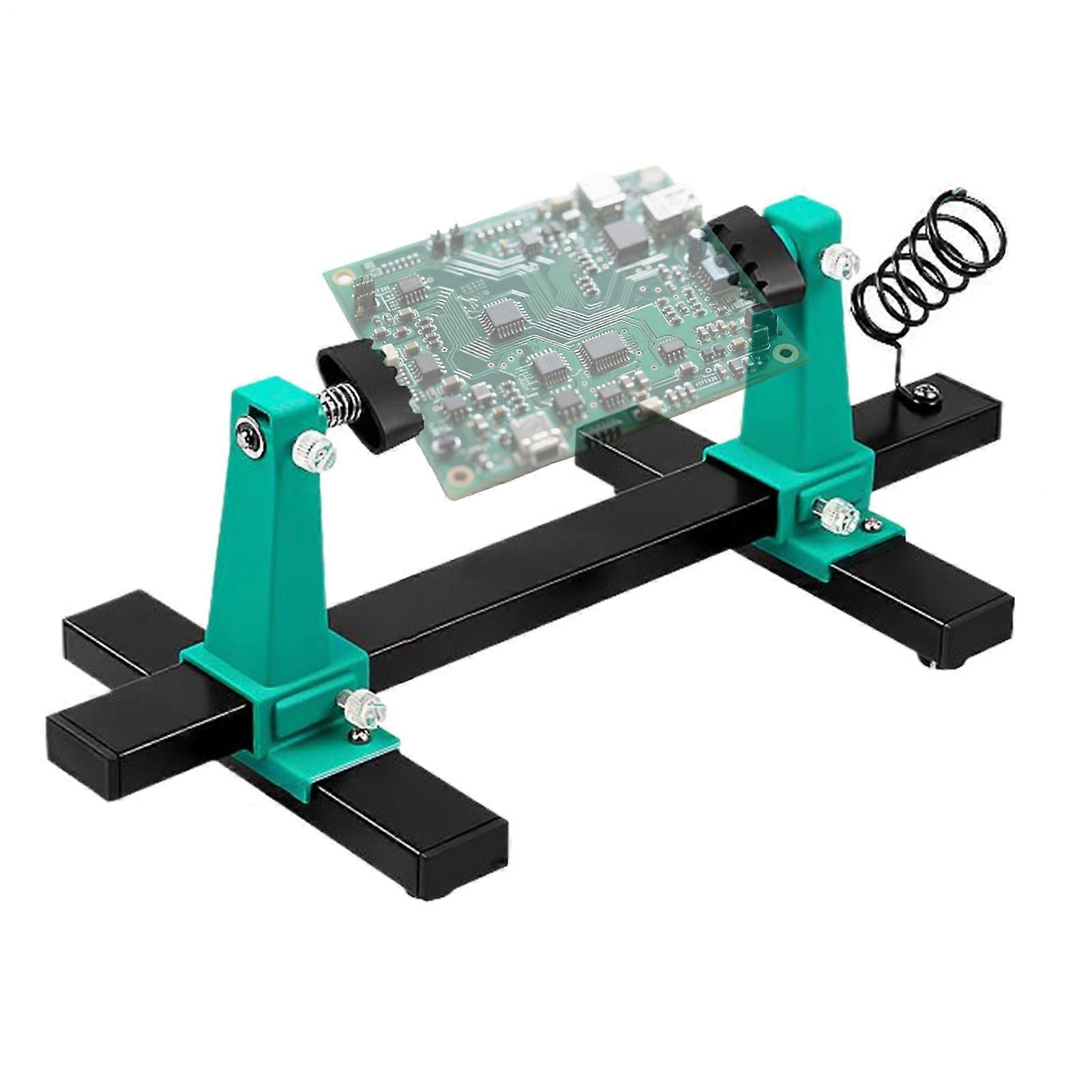 PCB Holder with 360° Rotation Adjustable Clamp Metal Frame for Electronics  and Soldering