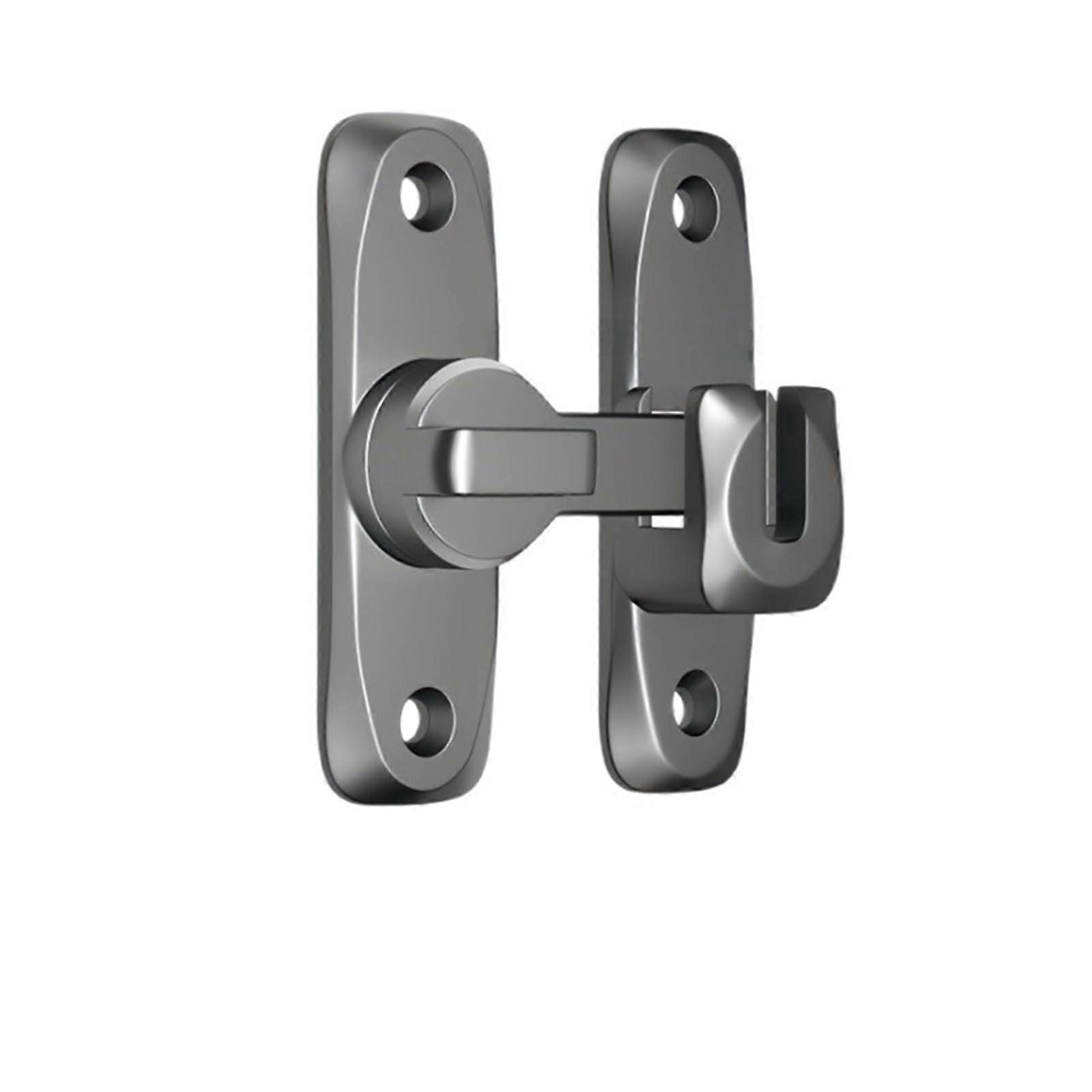Stainless Steel Hook Latch for Barn Door, Sliding Gate, Window Drawer Lock Hardware Gray