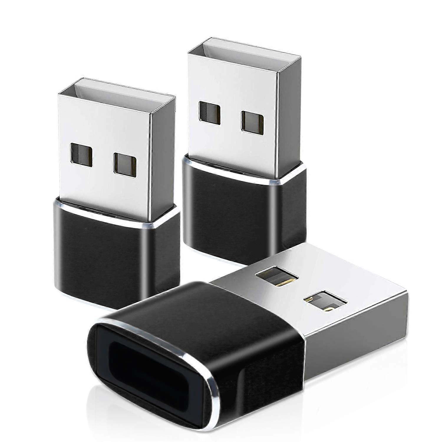 3x USB Adapter USB C naar USB Adapter Converter