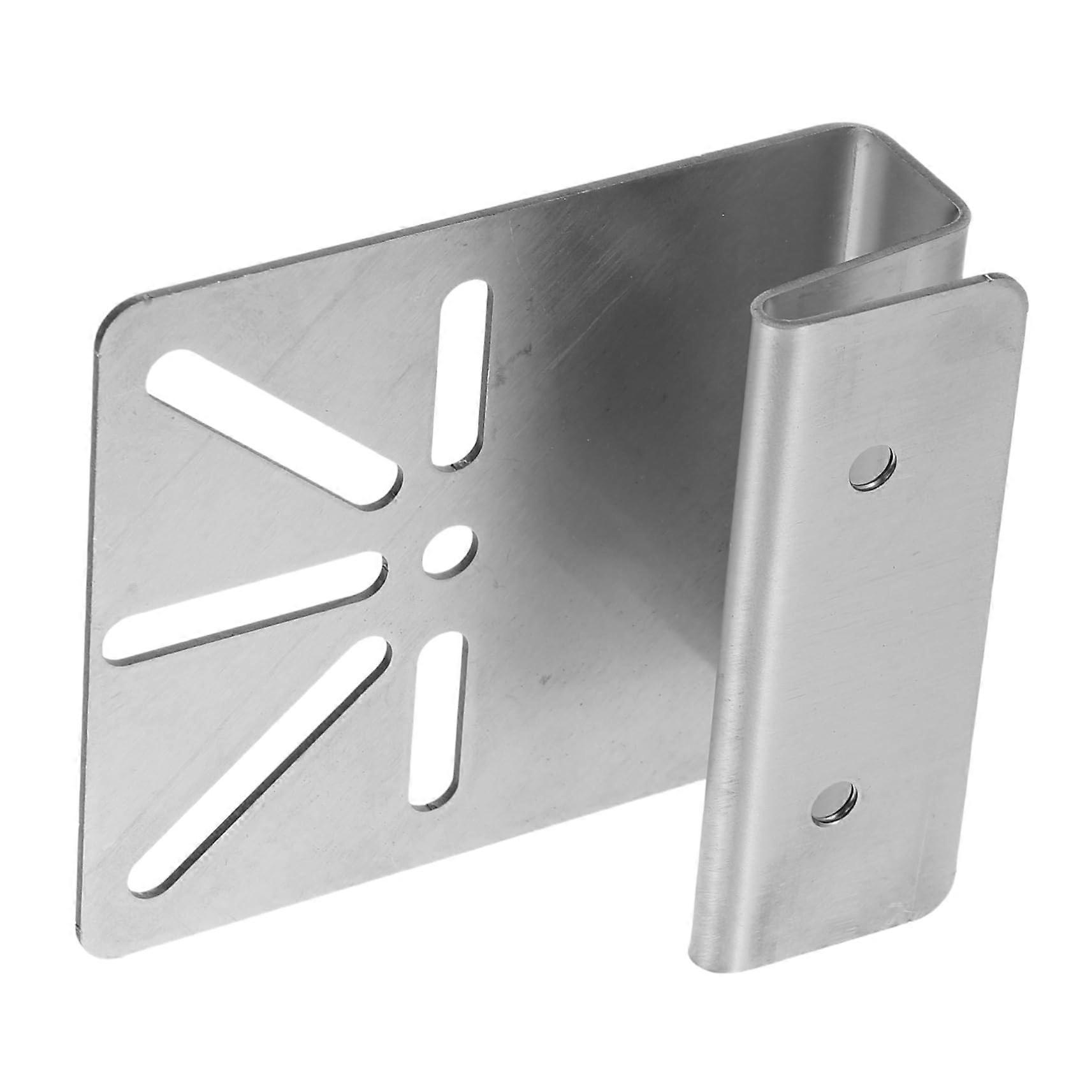 Stainless Steel Security Camera Mount, Weatherproof Adjustable NoDrill Outdoor Gutter Bracket