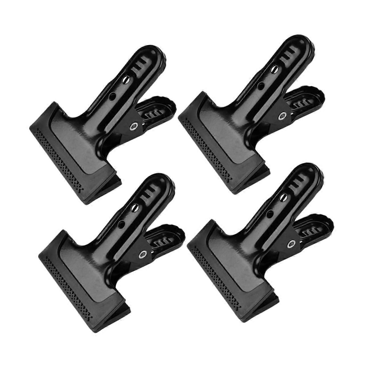 4Pcs Heavy Duty Photography Backdrop Clamps for Secure Cloth Support and Quick Installation
