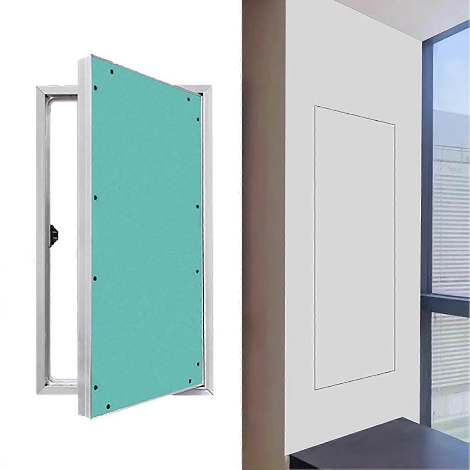 Paintable Drywall Access Panel 12x14 with Magnetic Latch, Concealed Wall Door Aluminum Frame