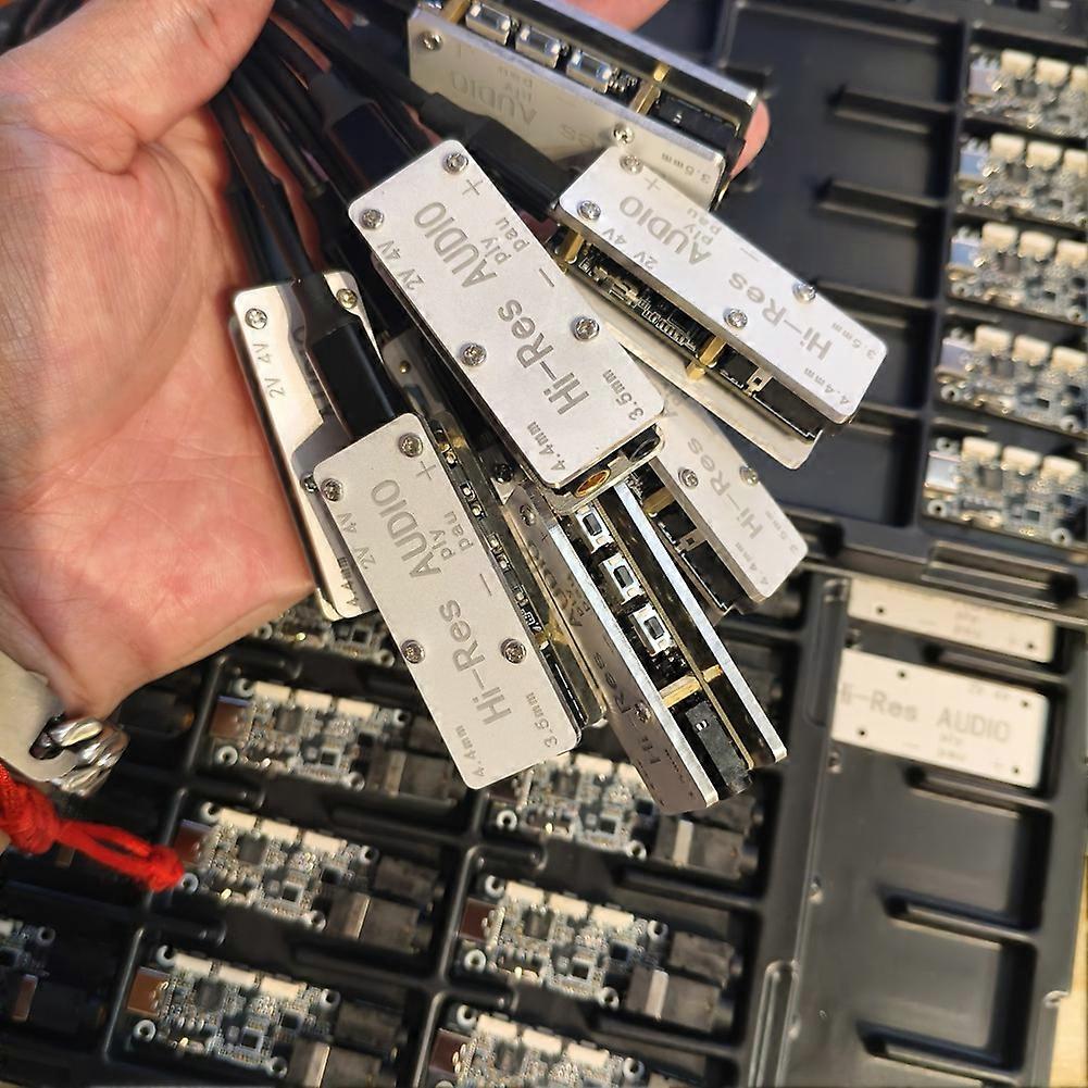 Dual CS43198 Decoding Earamp Full Balance True 4.4mm + 3.5mm PCM768KDSD256 Hard Solution Small Tail Typec