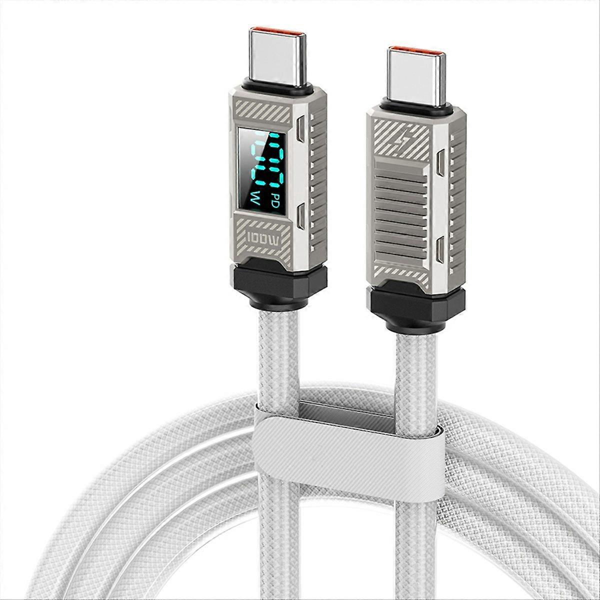 USB C to Type C Cable, PD100W Charger, for , White