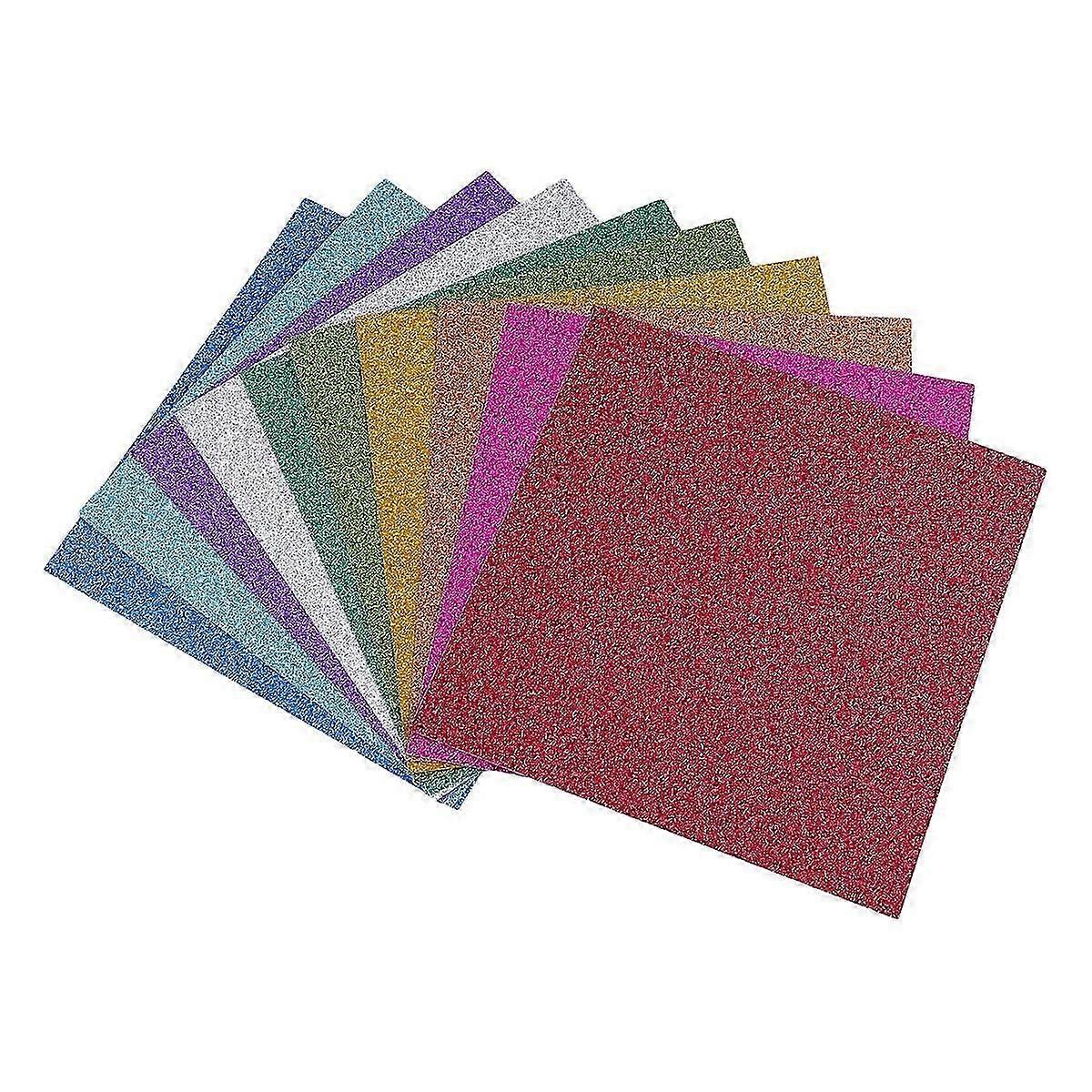 DIY 300 sheets of glitter paper multipurpose card making tools