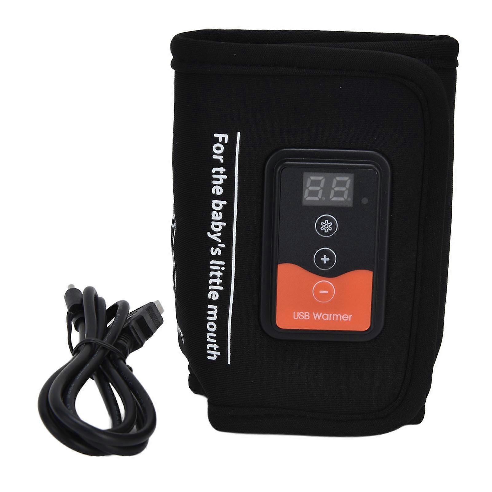 Temperature Control Milk Warmer for Home Travel With LCD Screen & Type-C USB