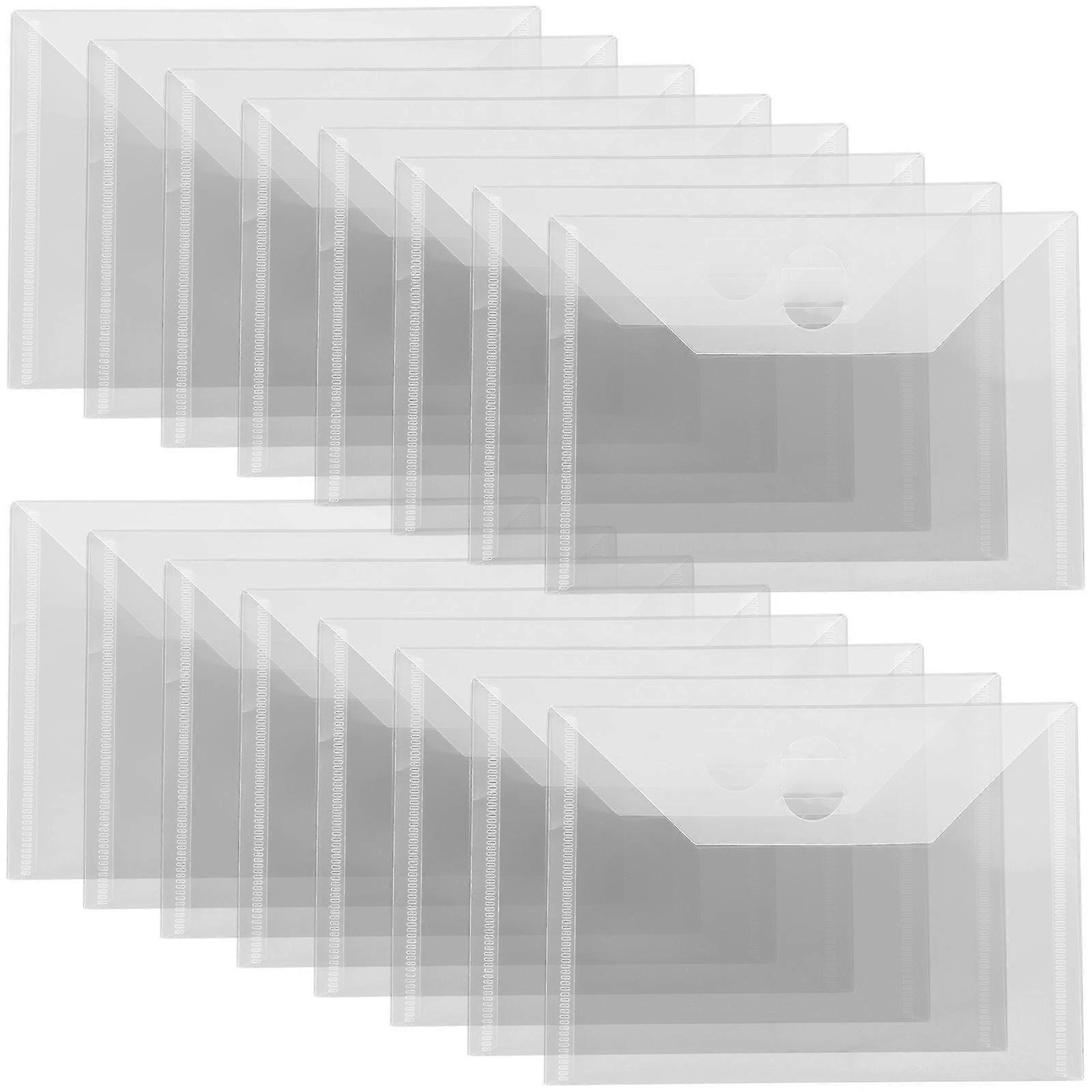 Document Storage Pouches Stencil Bag with 60Pcs for Organizing Items