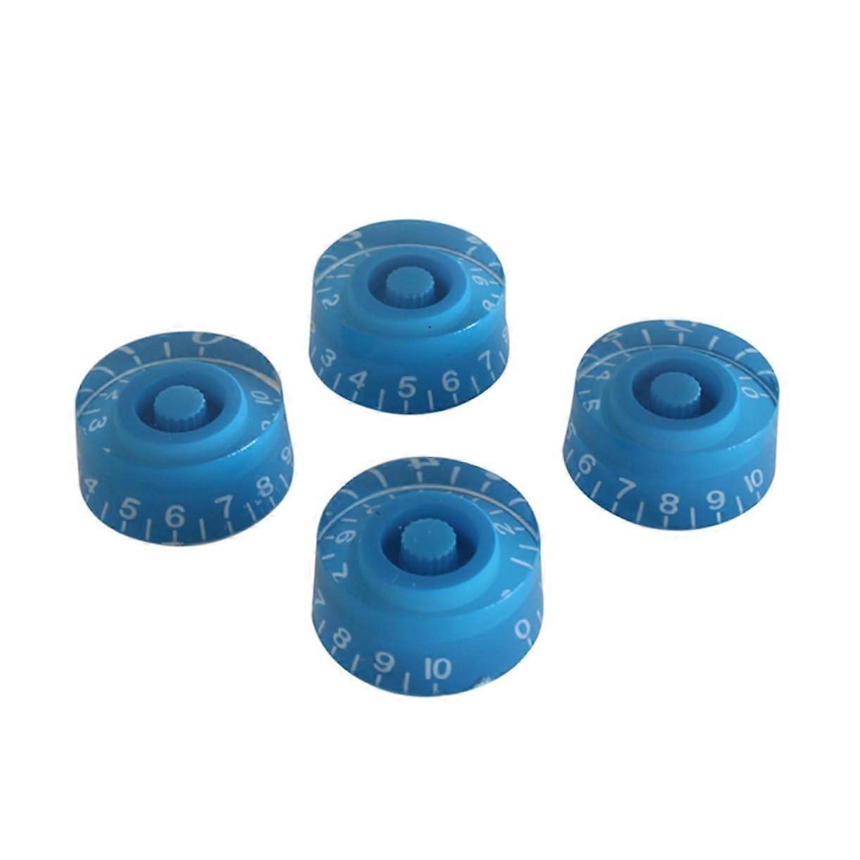 Electric Guitar Knobs Set 4 PCS Vintage Style Volume and Tone Control Replacement Durable Plastic