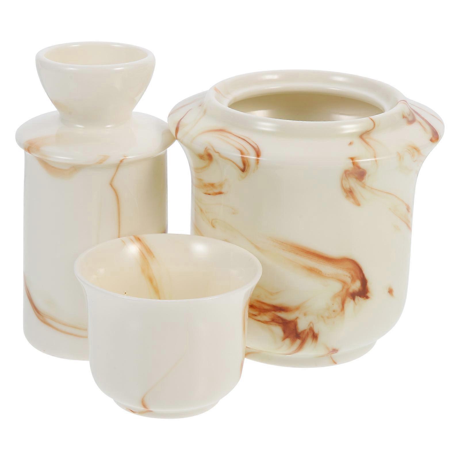 Ceramic Liquor Warm Set for Warming 1Set Multi-Functional Liquor Warmer