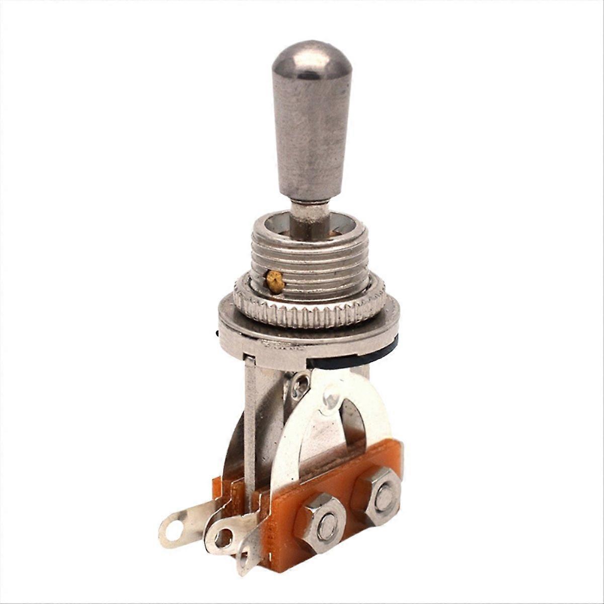 Electric Guitar 3-Way Toggle Switch for Open Shaking Head,Silver