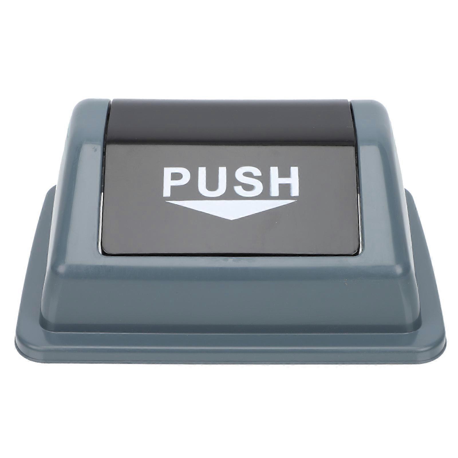 Waste Bin Lid Garbage Can Cover for Trash Can Replacement Accessory 20L Grey