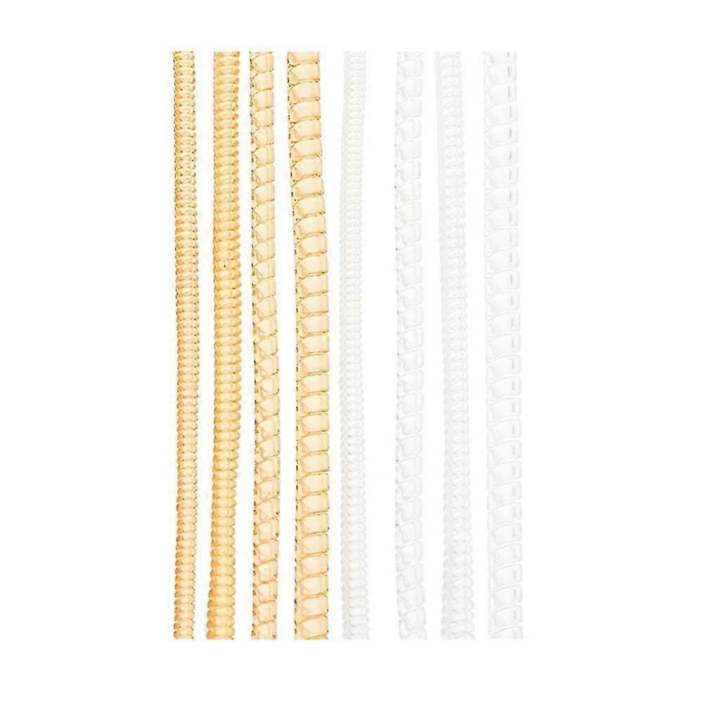 8pcs Practical Ring Size Adjuster Jewelry Tightener Plastic Ring Size Reducer