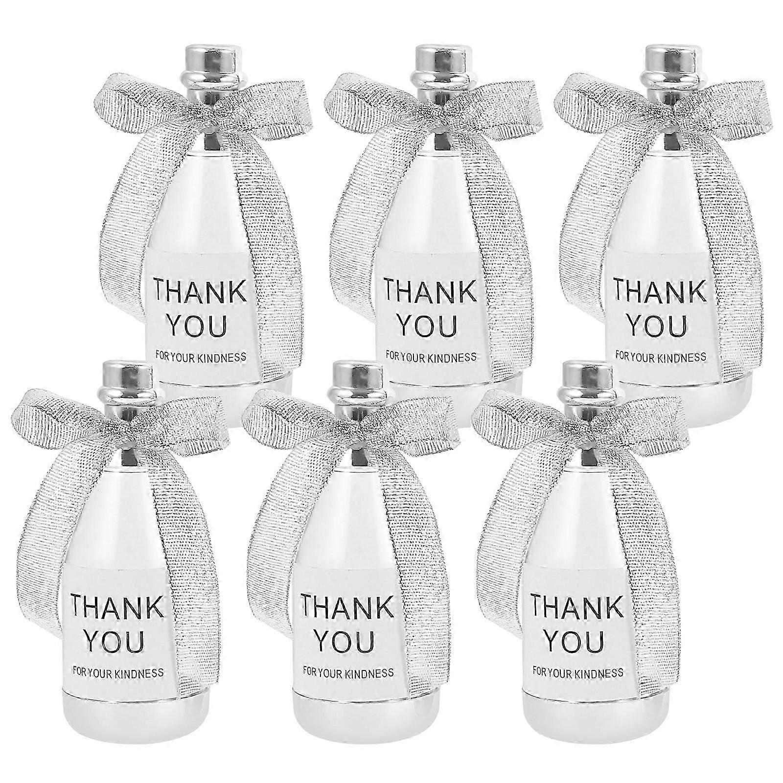 6Pcs Wine Bottle Shape Containers Candies Storage Bottles Packaging Containers