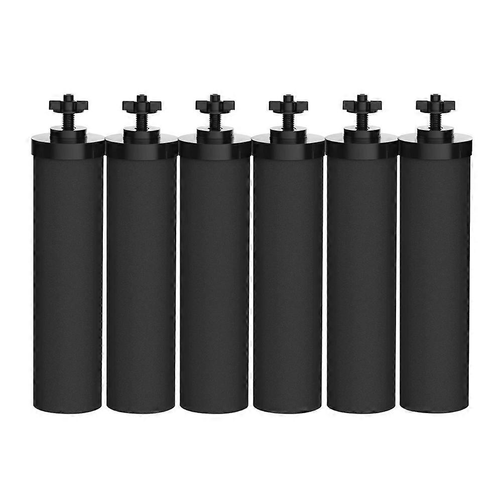 2-6pcs Water Filter Replacement for BERKEY Black Activated Carbon BB9-2 Filters for Gravity-Fed Water 26-27s