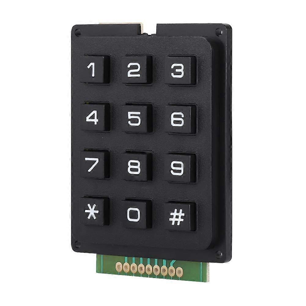 3x4 Keypad Module 12Key Matrix Keypad for Arduino and Microcontroller Projects, Compact Numeric Input
