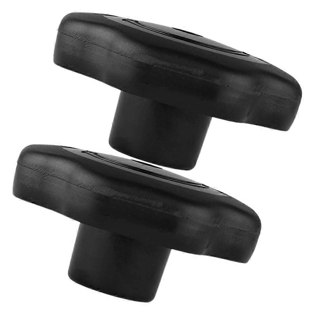 Pressure Cooker Knobs Replacement for Easy Operation 2Pcs Set Black Plastic