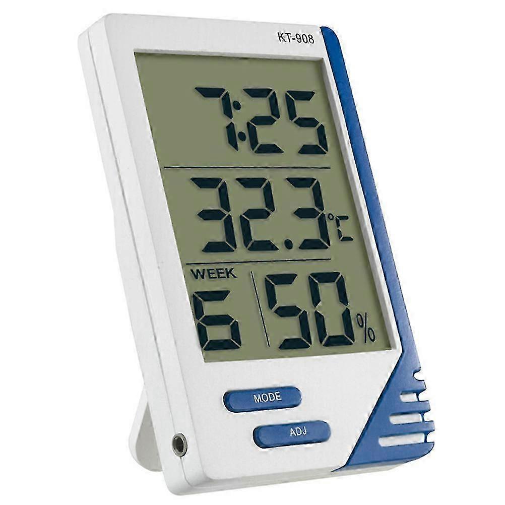Digital Temperature and Humidity Meter -908 for Home Use
