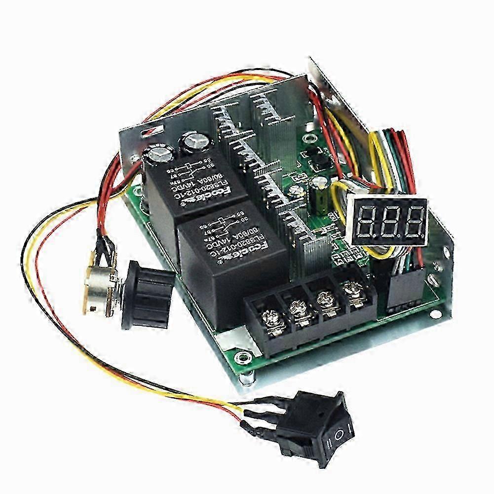 PWM DC Motor Speed Controller Digital Display 0-100% Adjustable Drive Module Input MAX 60A