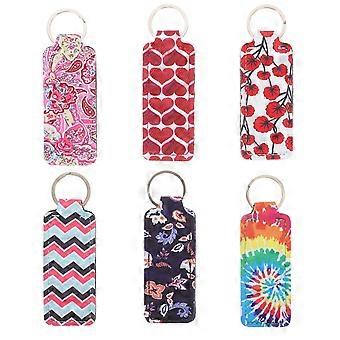 Neoprene Lipstick Protector for Protection Use 6Pcs Colorful Cover Set