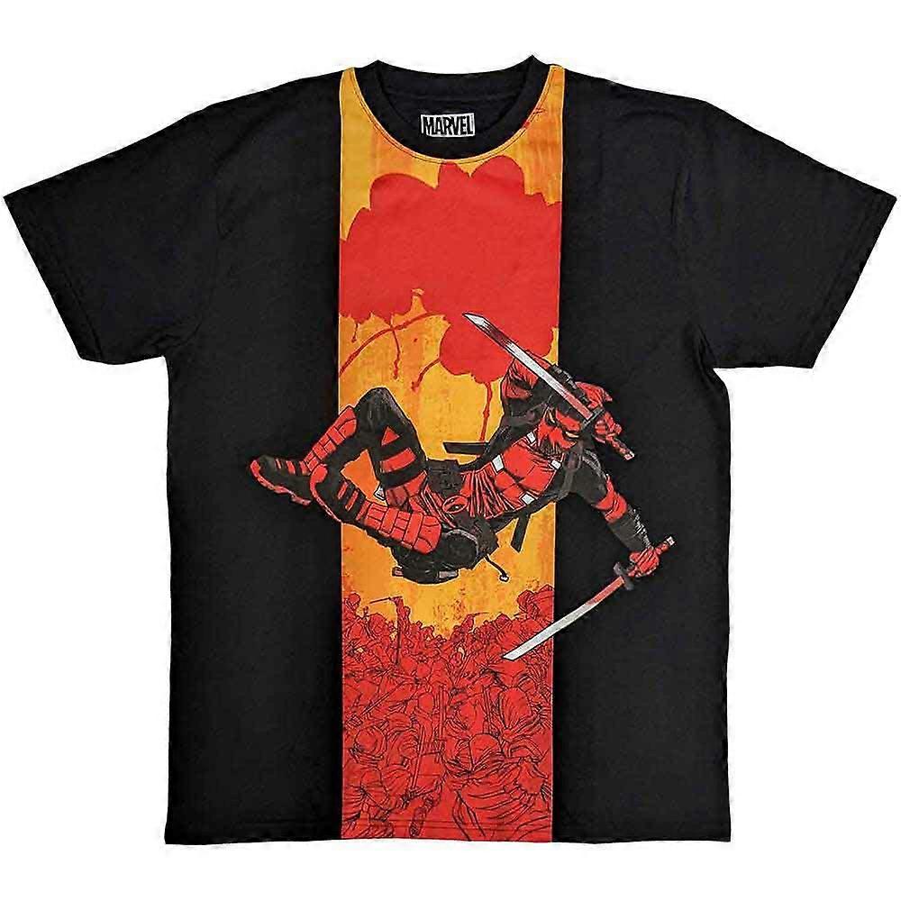 Marvel Comics Unisex T-Shirt: Deadpool Samurai