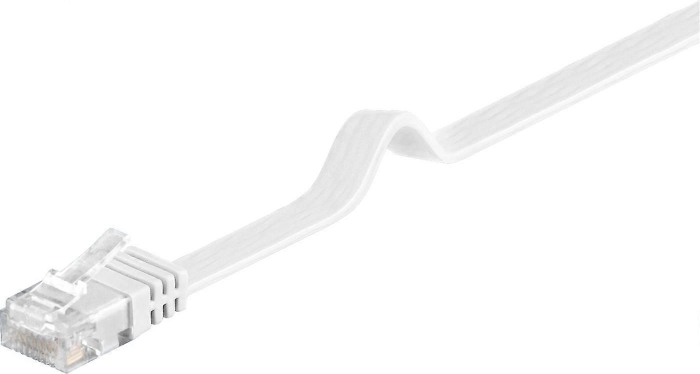 MicroConnect CAT6 U/UTP FLAT Network Cable 5m White