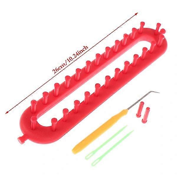 Rectangle Scarf Knitting Fabric Set Syscarfs  Craft Red