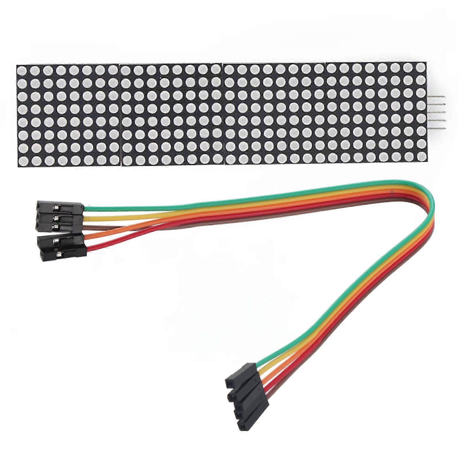 Dot Matrix Control Module LED Single Chip Microcomputer Controller 4in1