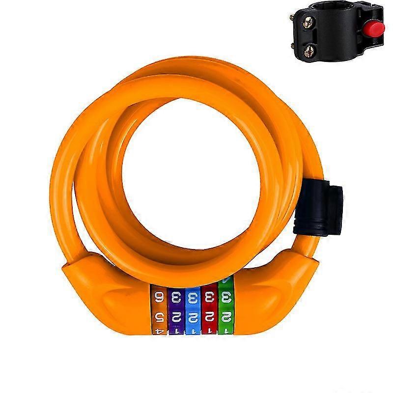 Children's Security Bicycle Lock, Colourful Combination Lock