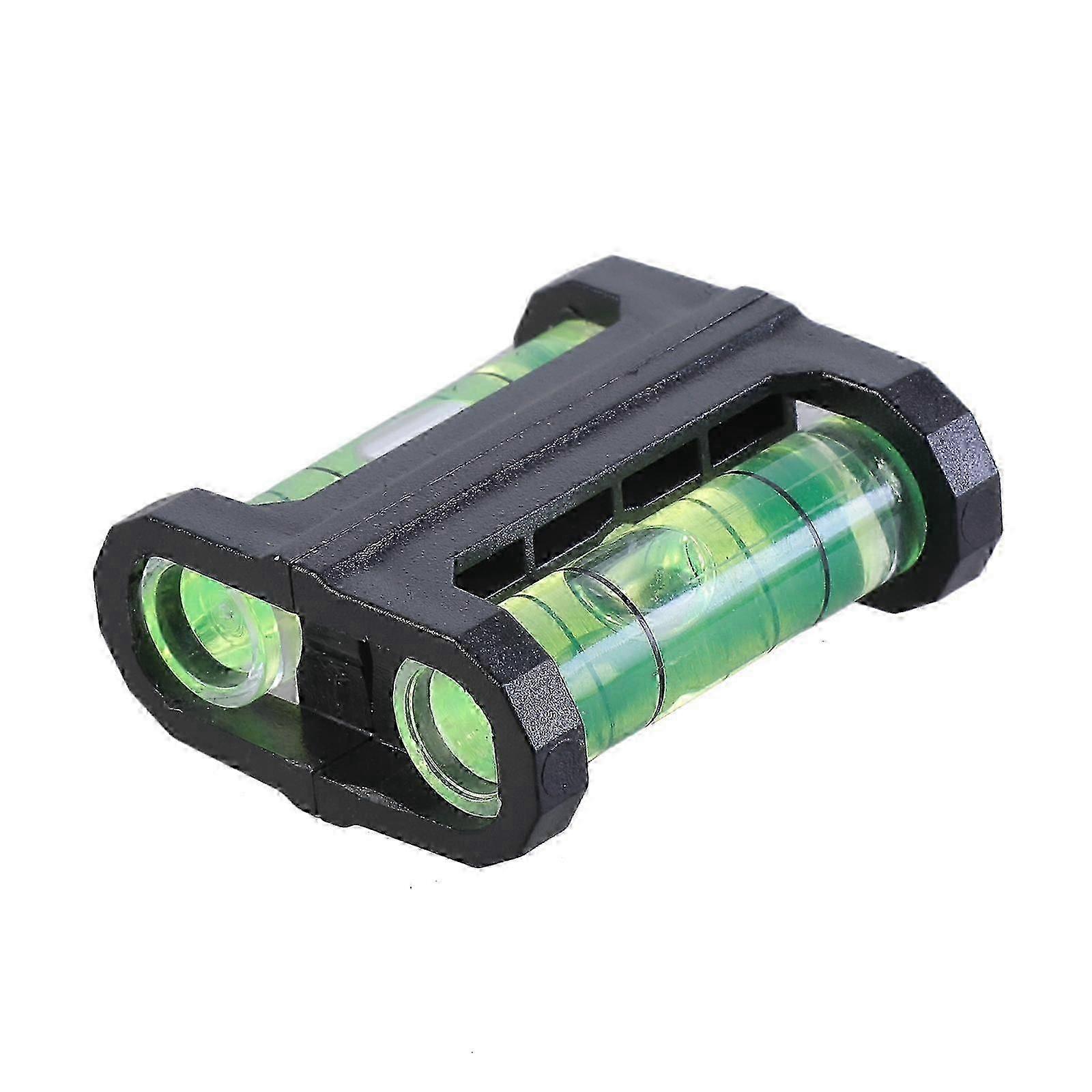 2pcs Glow Bubble Level with Magnetic Base Bubble Level Measuring Tool Engineering Leveling Measurement Tool