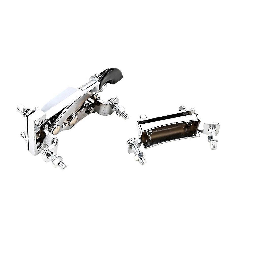 Drum Adjuster Throw Off Butt End Tool for Snare Drum 2Sets Silver