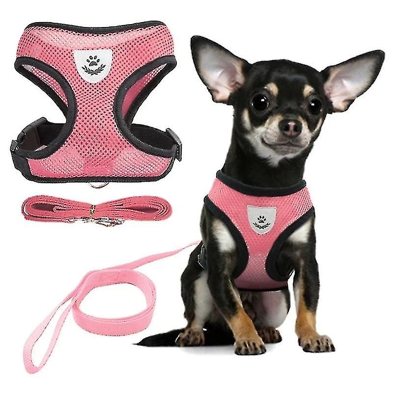 Cat Dog Harness Adjustable Vest Walking Lead Leash For Puppy Dogs