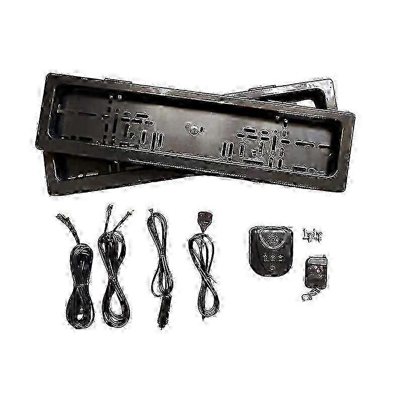 Volet roulant télécommandé pour cache-plaque d'immatriculation, protection UE SP