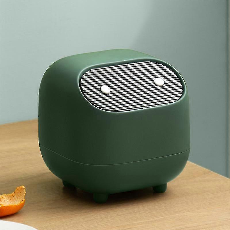 Cute Desktop Trash Can Double Press