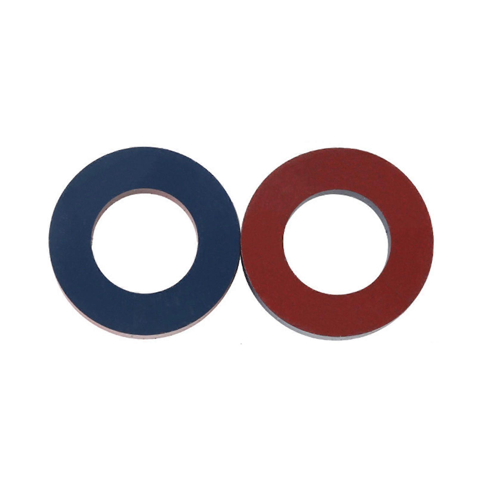 2Pcs 40/32mm Basic Physics Experiment Equipment Ring Magnets Pole Teaching Tools QinHai