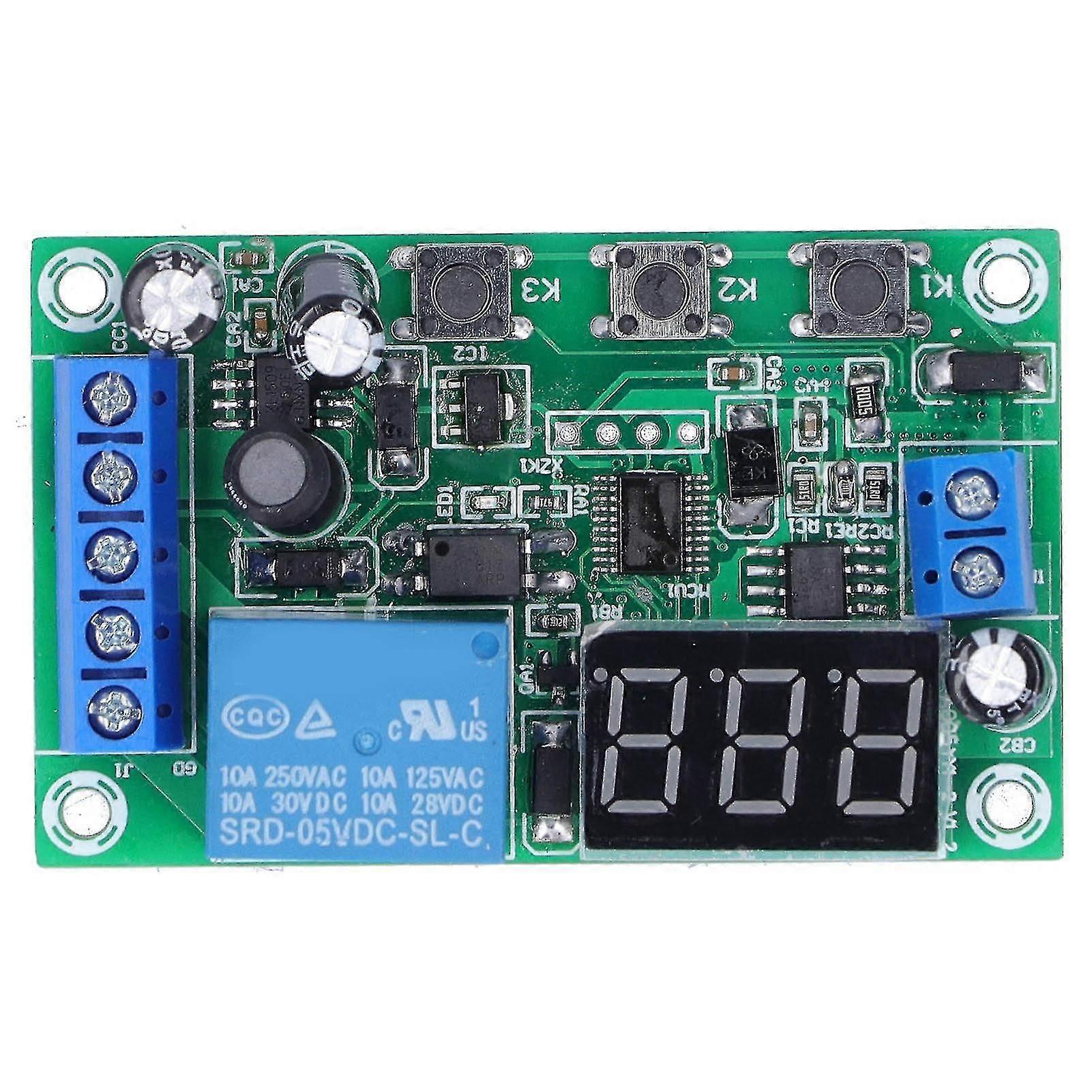 Dc Current Detection Module Relay Switch Sensor Digital Display Motor Controller 12v