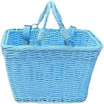 PING-Kids Tricycle Front Basket, Children Tricycle Baskets with Handles Suitable for Kids Bikes and TricyclesBlue